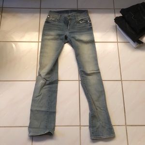 7 for all mankind straightleg jeans sz 24